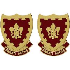117th Field Artillery Regiment Unit Crest (Parati Armis)